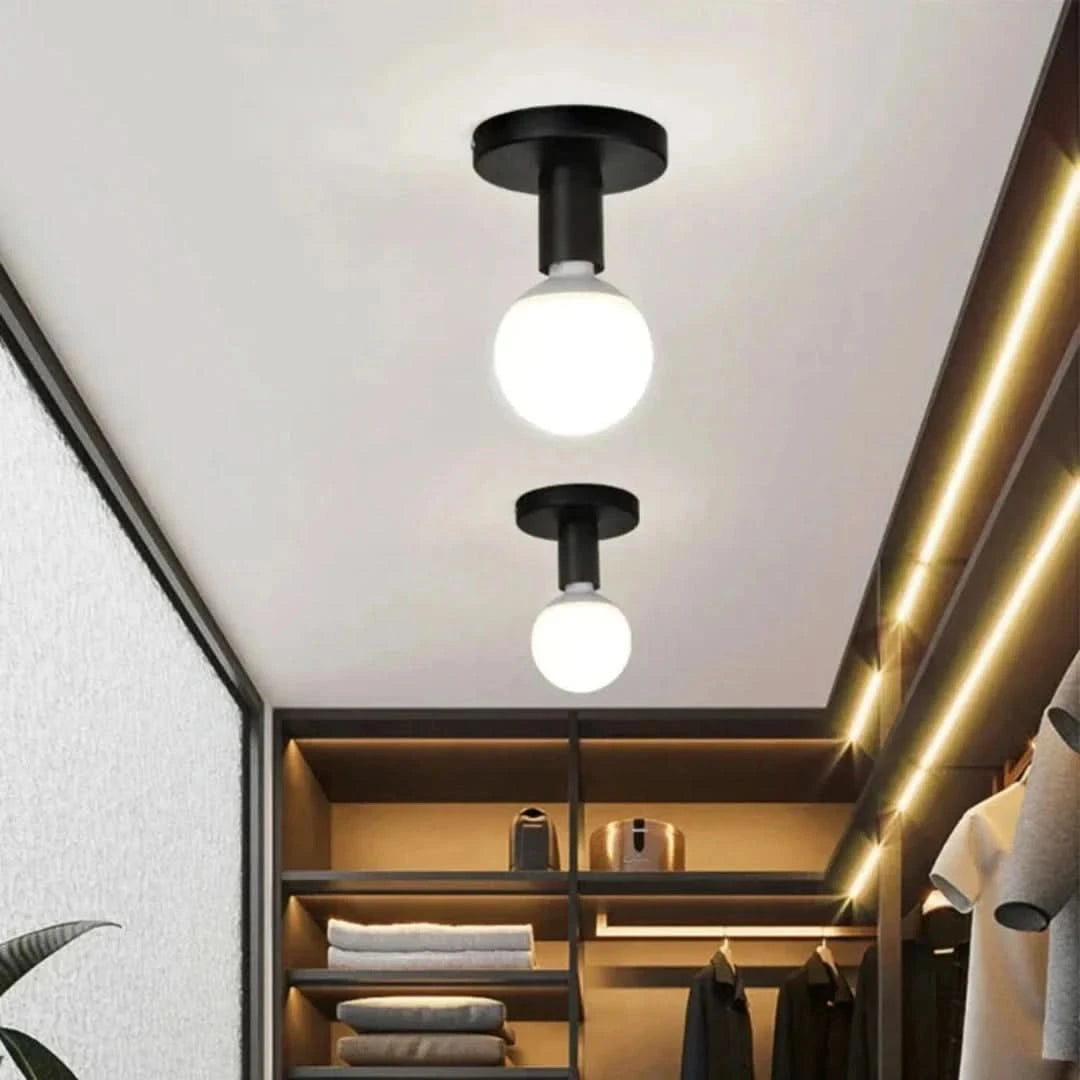 IndustrialVibe - Lámpara colgante de metal de la industria vintage industrial-Ceiling lamps-VyFlair