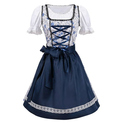 Vestido Dirndl Dame - Material Ligero - Perfecto Outfit para Oktoberfest