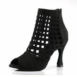 DS Zapatos de Tacón de Cuero Personalizados para Mujeres - Zapatos de Baile - Jazz-Zapatos - Mujer-VyFlair
