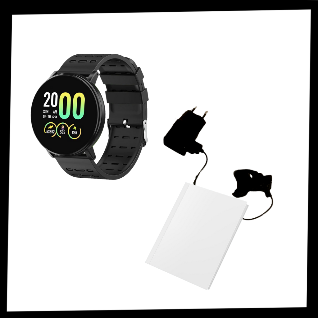 Reloj Inteligente Fitness Impermeable con Monitor de Salud