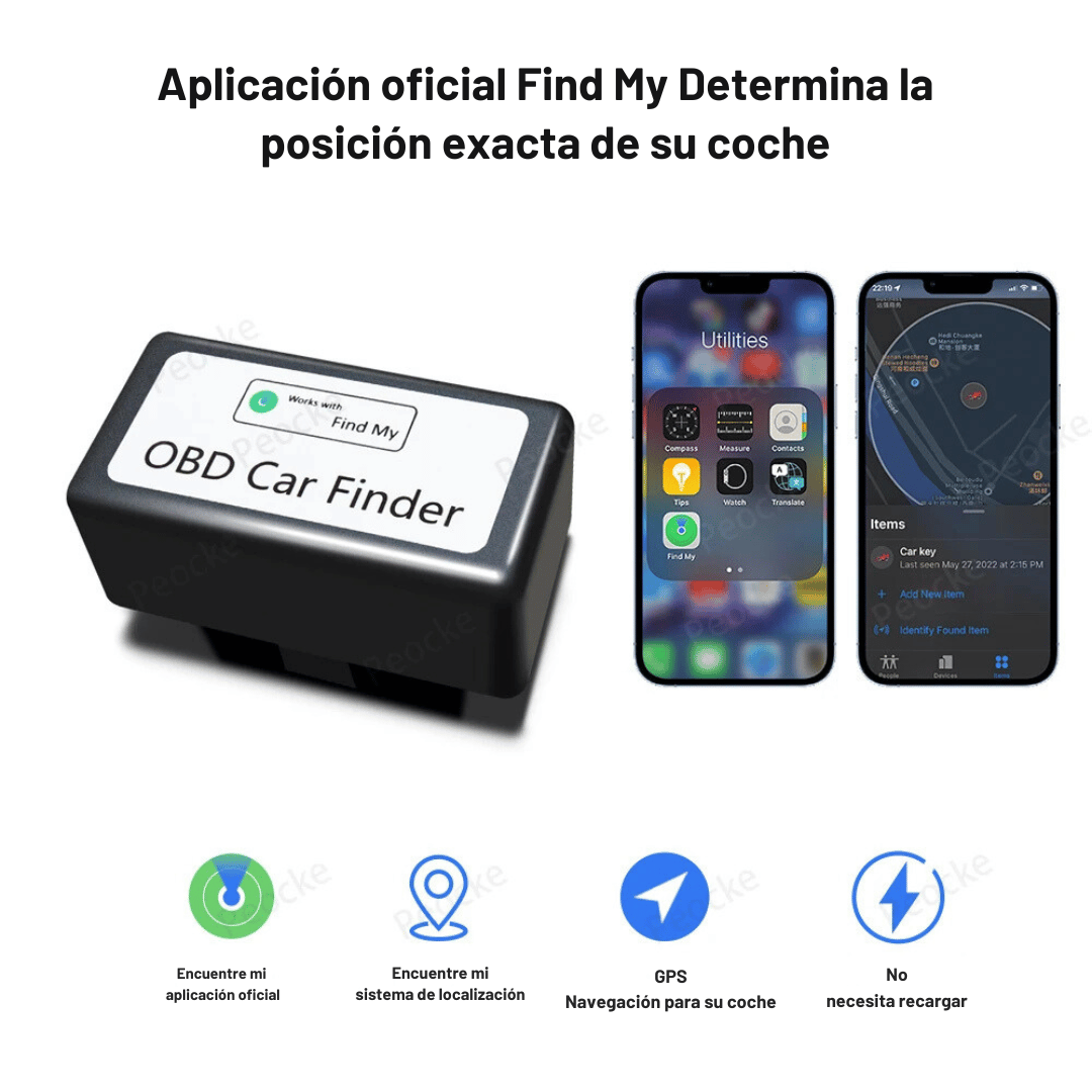 Mini GPS Tracker - Localizador OBD2 para Auto-Rastreadores-VyFlair