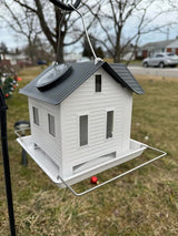 Comedero Solar para Aves con Luz LED Exterior