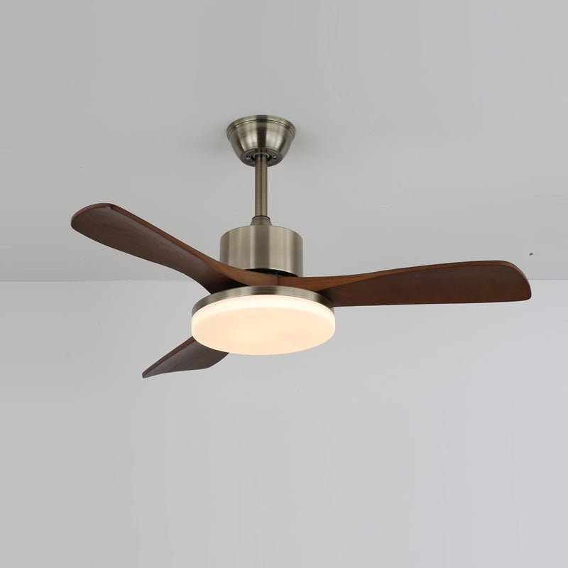 LuxeBreeze - Ventilador de Techo de Madera - Brillo Sutil - Estilo Contemporáneo