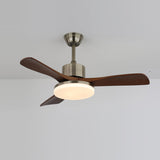 LuxeBreeze - Ventilador de Techo de Madera - Brillo Sutil - Estilo Contemporáneo