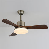 LuxeBreeze - Ventilador de Techo de Madera - Brillo Sutil - Estilo Contemporáneo