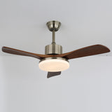 LuxeBreeze - Ventilador de Techo de Madera - Brillo Sutil - Estilo Contemporáneo