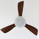 LuxeBreeze - Ventilador de Techo de Madera - Brillo Sutil - Estilo Contemporáneo