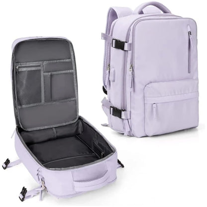 Vyflair | Mochila de viaje grande para mujeres, impermeable, mochila de senderismo