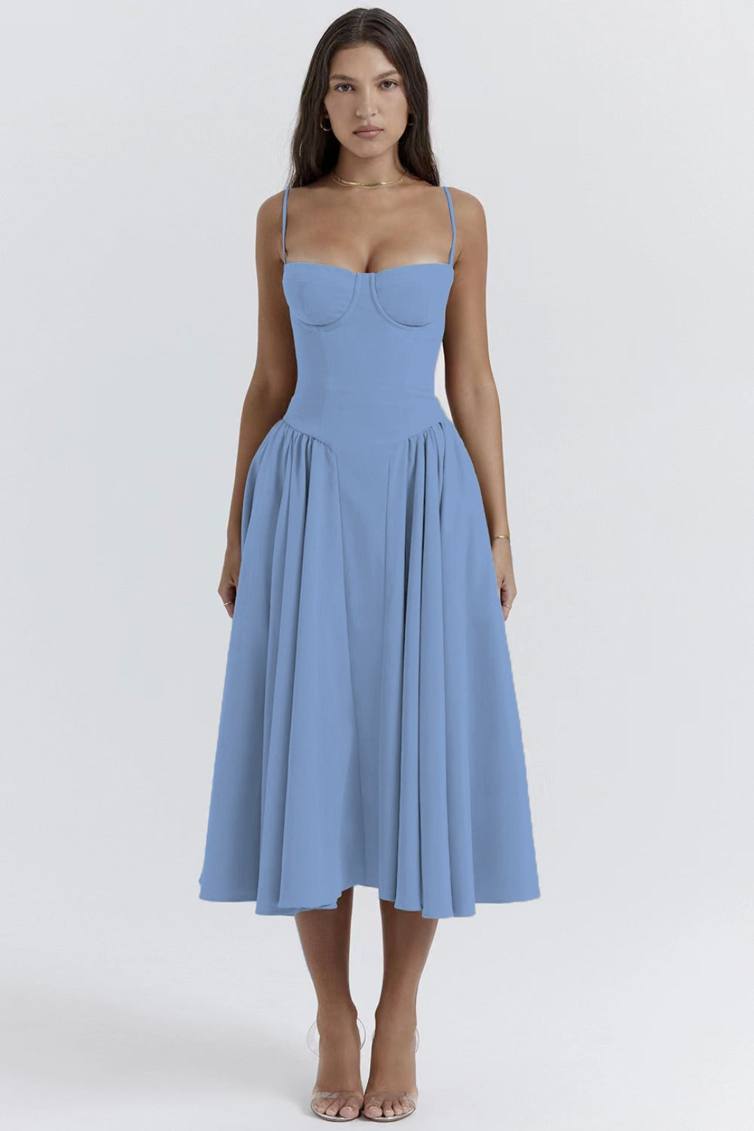 The Spring Dress - Light blue