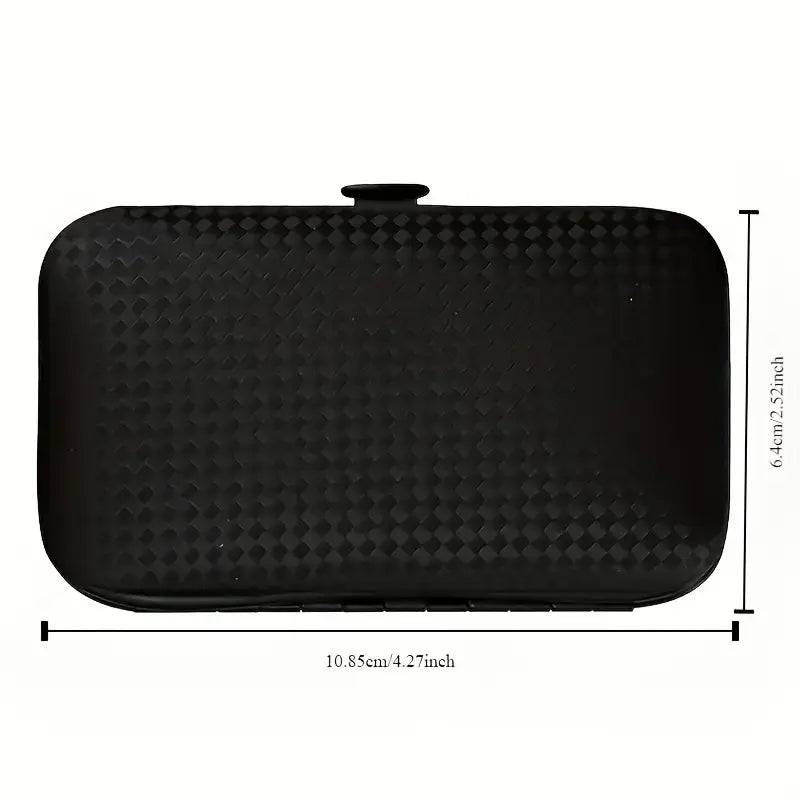 Kit de Cortaúñas Acero Inoxidable con Estuche de Viaje
