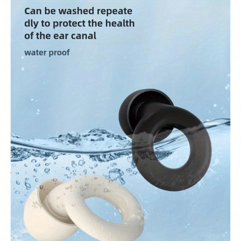 Quiet 2 Plus - Tiptapones dobles reutilizables para dormir y concentrarse