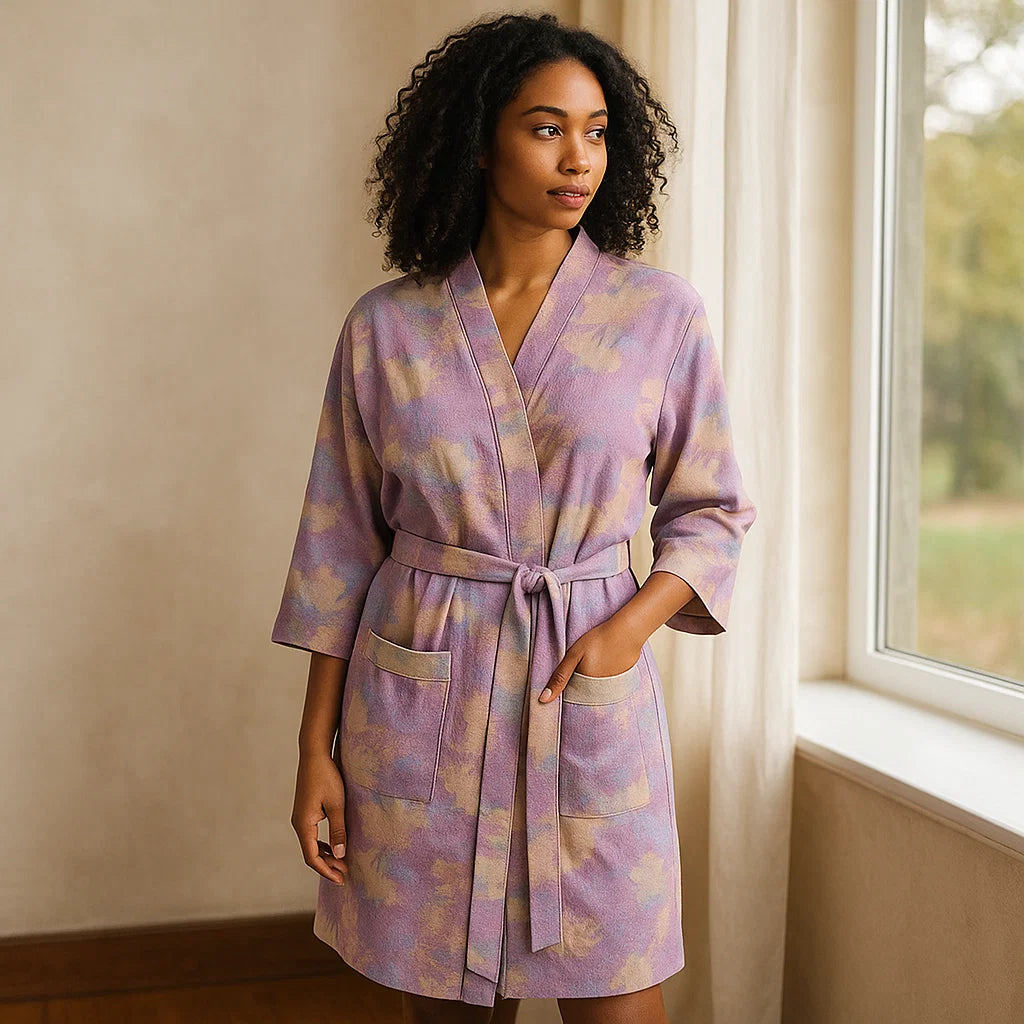 Kimono SereniLoom – Algodón Transpirable y Elegancia Natural