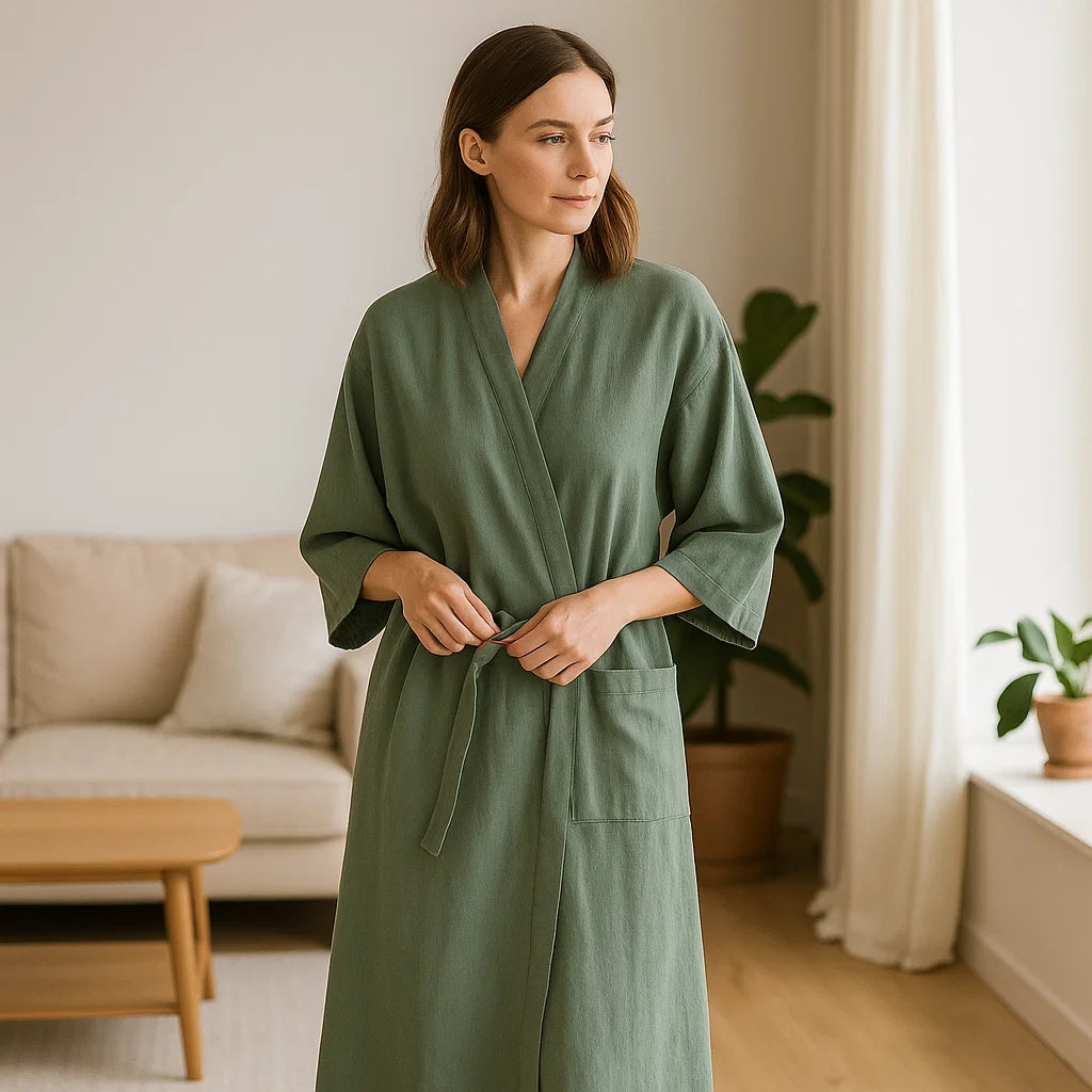 Kimono SilvaLoom – Algodón Natural con Estilo Boho Atemporal