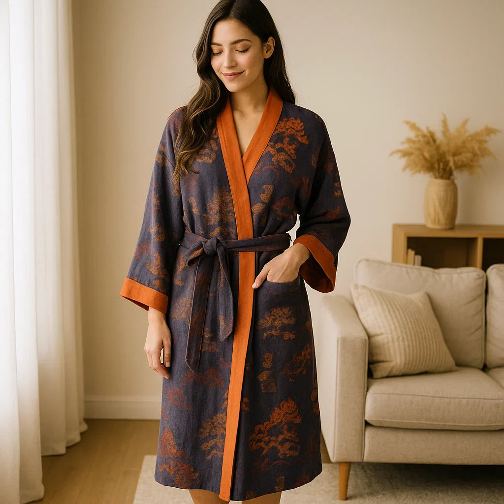 Kimono SereneCotton – Algodón de Lujo y Elegancia Natural