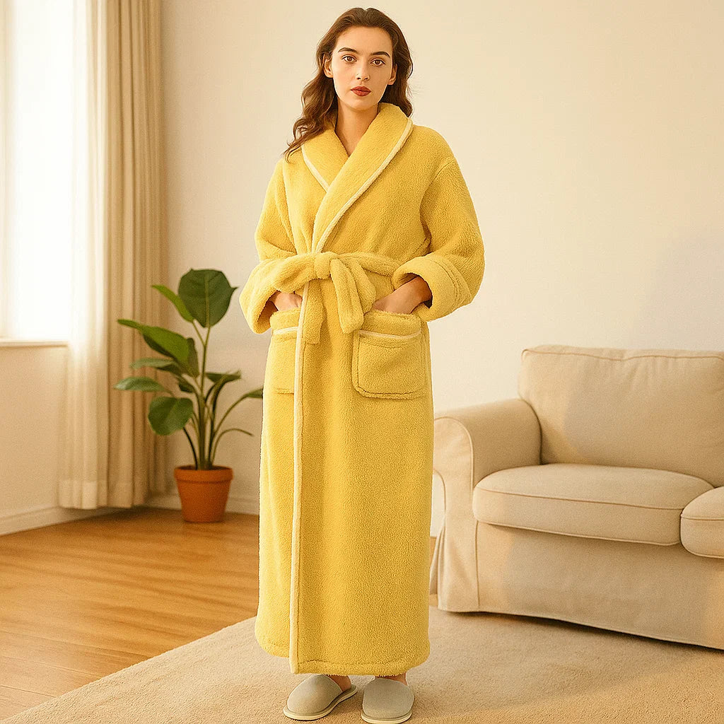 Bata de Franela VeluLuxe – Suavidad y Calidez Premium