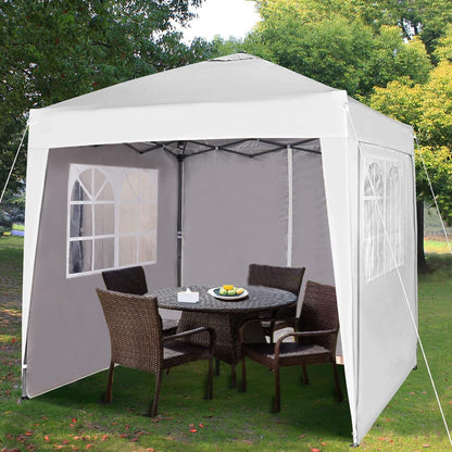 Carpa Gazebo Impermeable Exterior - Paneles Laterales Removibles