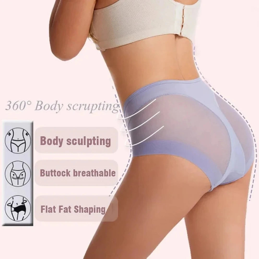 Underpants Bosster - Seamless Ice Silk & High Waist