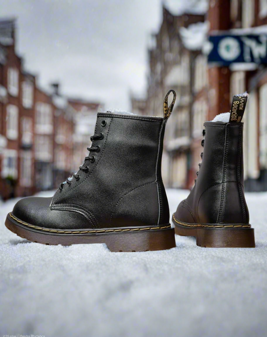 Botas de Cuero Duraderas y Elegantes para Mujeres - Comodidad y Estilo-Zapatos - Mujer-VyFlair