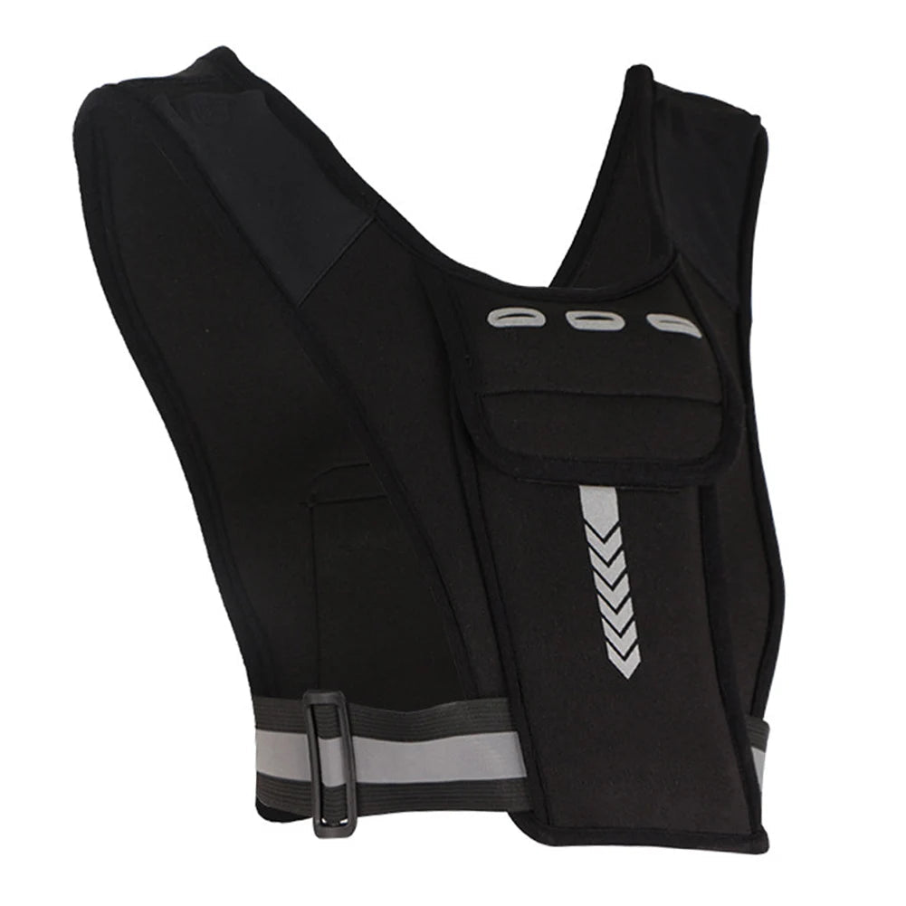 Chaleco Reflectante para Correr con Bolsa Frontal