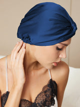 SilkRelax - Gorro de Seda Pura Casual para Sueño Nocturno