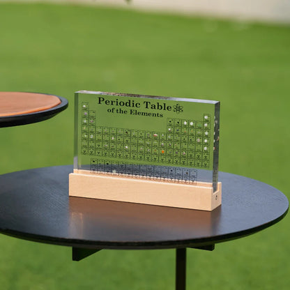 Pantalla Acrílica Luz Tabla Periódica - Decoración Científica