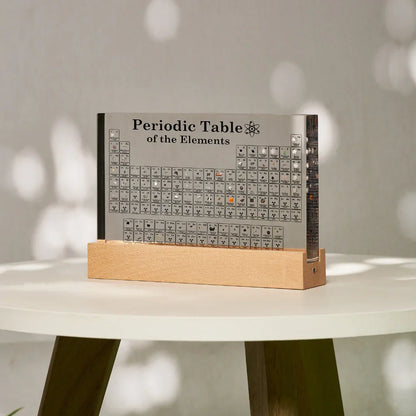 Pantalla Acrílica Luz Tabla Periódica - Decoración Científica