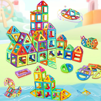 Bloques Magnéticos para Niños - Juego Educativo Creativo