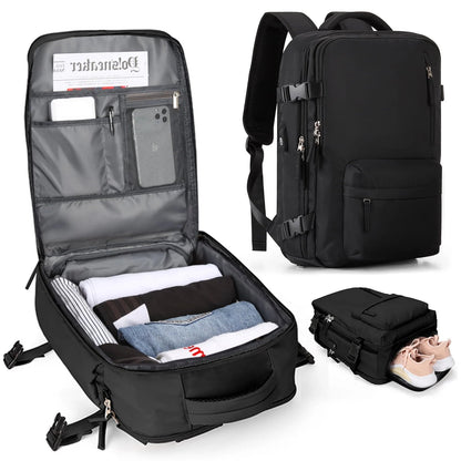 Vyflair | Mochila de viaje grande para mujeres, impermeable, mochila de senderismo