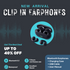 Clip In Earphones | Wireless & Bone Guidance