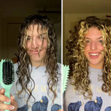 CurlDefine Cepillo Desenredante Antifrizz para Rizos