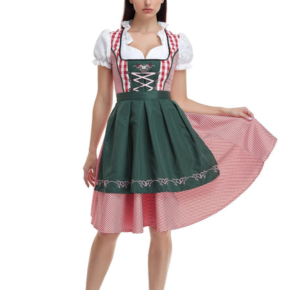 Vestido Dirndl para Damas - Materiales Suaves - Atuendo Tradicional de Oktoberfest