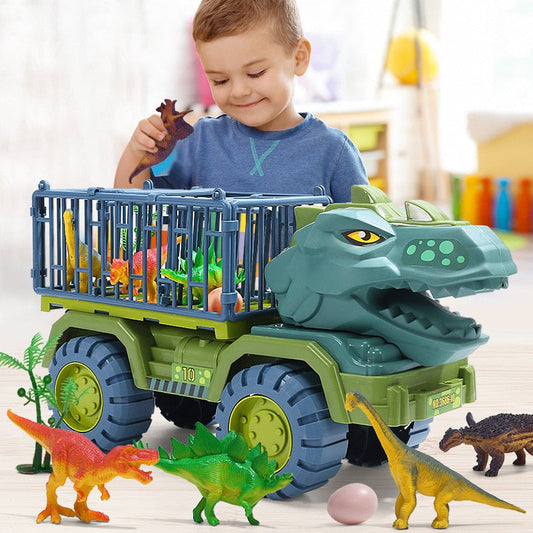 Juguetes Dinosaurios Niños - Set Juego Camión Excavadora