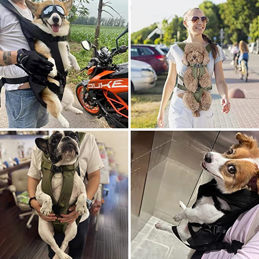 Petcarry - Mochila Transportadora de Perros Sin Manos para Viajes Cómodos y Movilidad Fácil