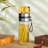 Botella Térmica ClearTherm Vidrio con Filtro de Té 500ml