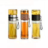 Botella Térmica ClearTherm Vidrio con Filtro de Té 500ml