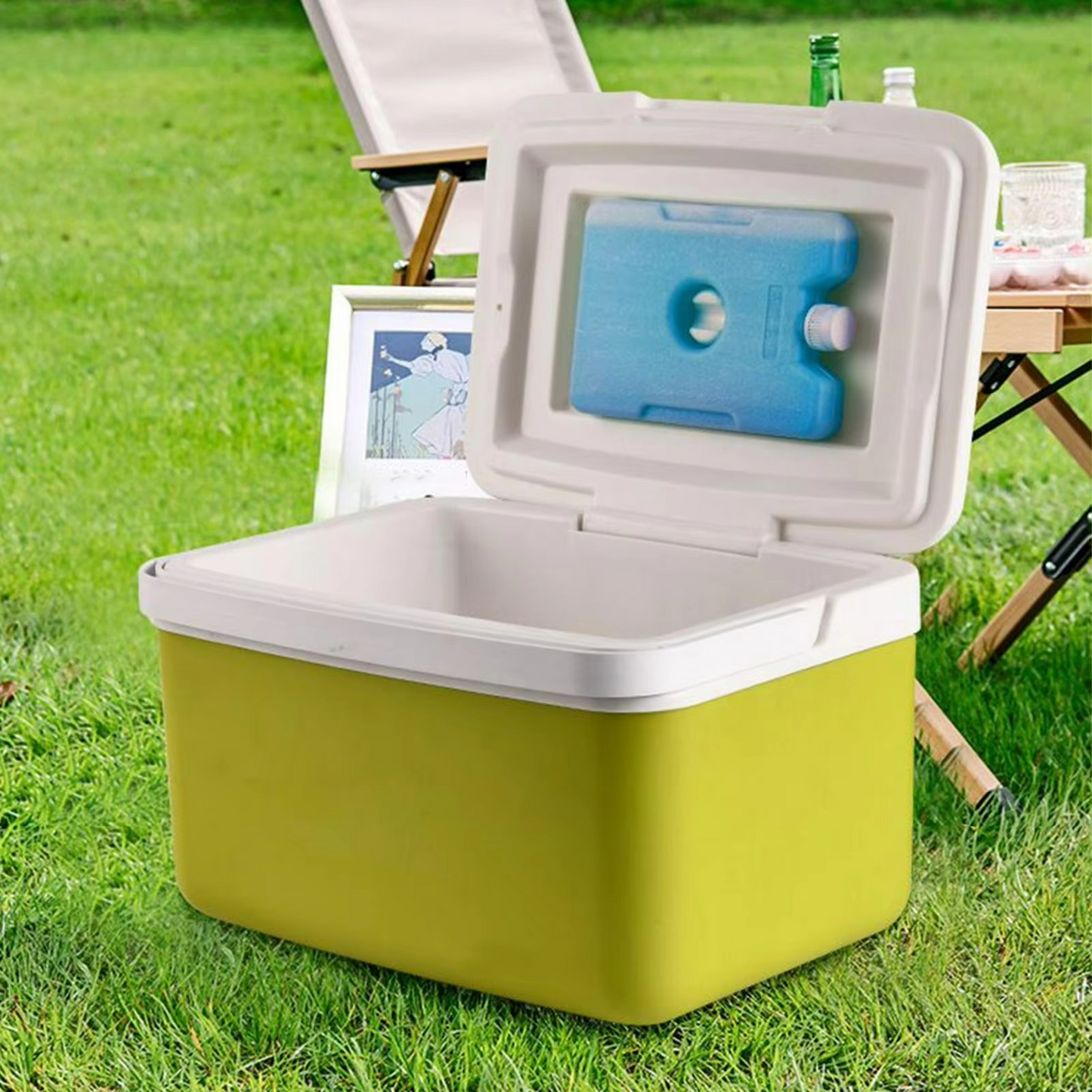 Enfriador de Bebidas y Comidas - Camping y Playa - Portátil y Eficiente
