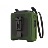 Ventilador de Cintura Portátil - Batería Externa - Linterna Integrada
