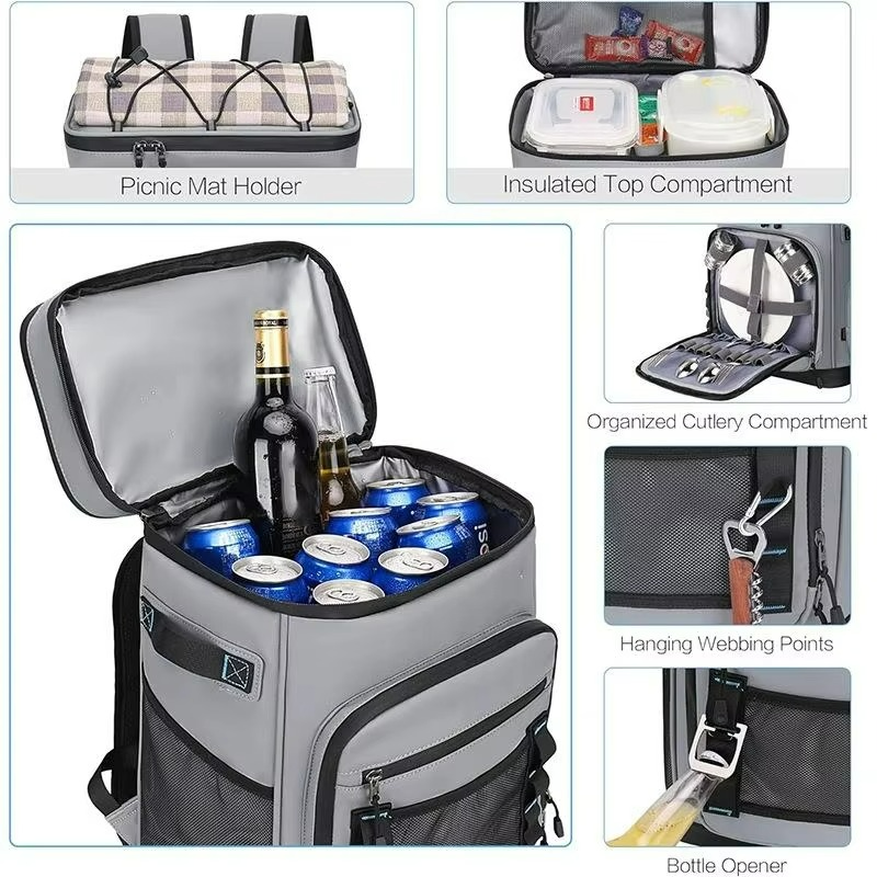Caja de Comida para Almuerzo - Mochilas Impermeables - Picnic al Aire Libre - Viaje