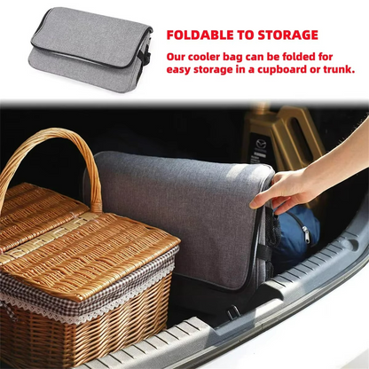 Bolsa Térmica Grande Impermeable - Picnic Fácil y Fresco