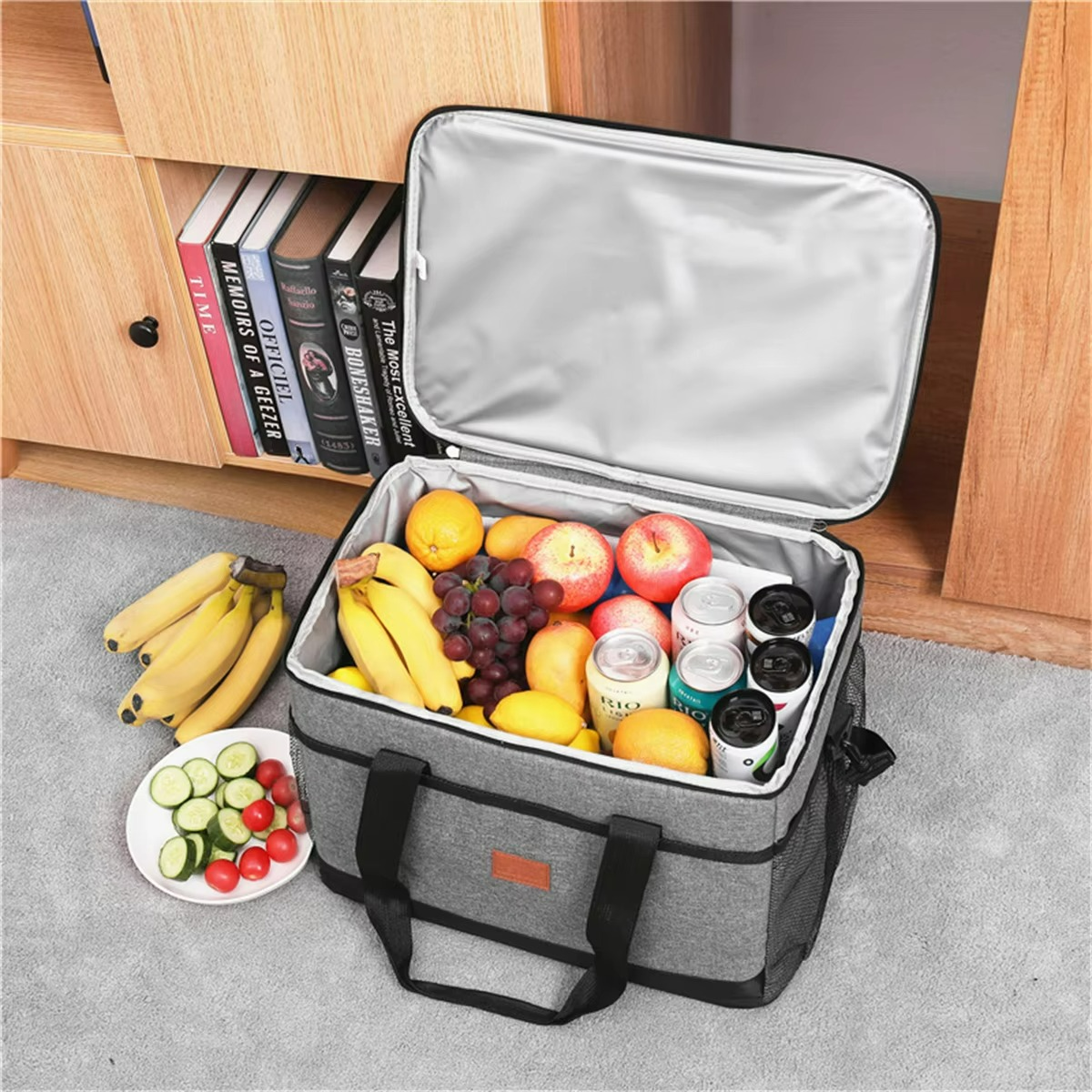 Bolsa Térmica Grande Impermeable - Picnic Fácil y Fresco