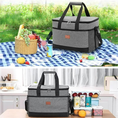Bolsa Térmica Grande Impermeable - Picnic Fácil y Fresco