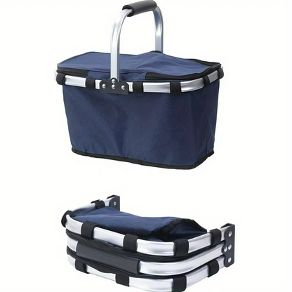 Cesta de Picnic Térmica Plegable - Bolsa Fría Portátil Aislada
