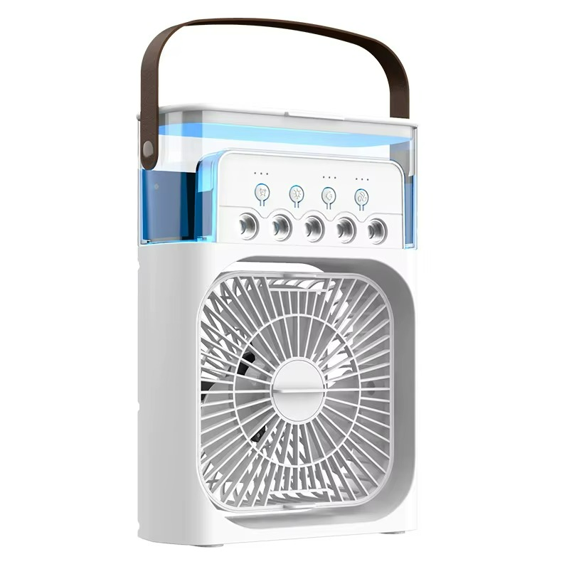 Ventilador de Enfriamiento Tres en Uno - Pequeño - Multifuncional - Portátil