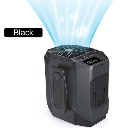 Ventilador Portátil de Cintura - Banco de Energía - Linterna Integrada