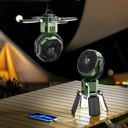 Ventilador de Aire Ajustable - Portátil - Ideal para Camping