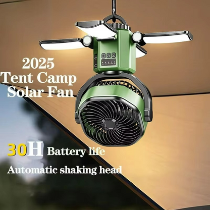 Ventilador de Aire Ajustable - Portátil - Ideal para Camping
