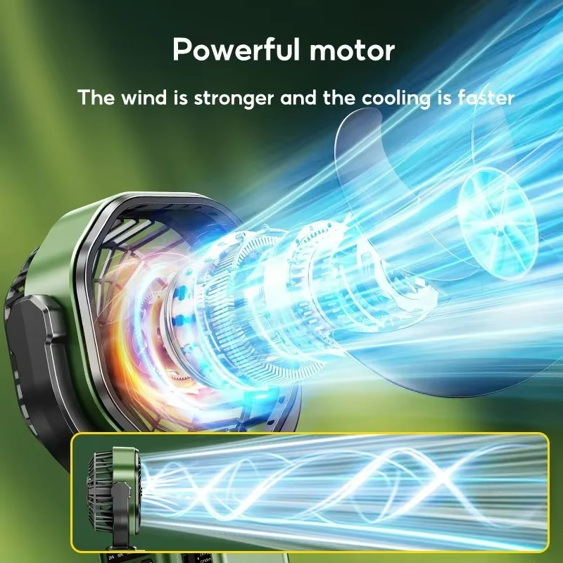Ventilador de Aire Ajustable - Portátil - Ideal para Camping