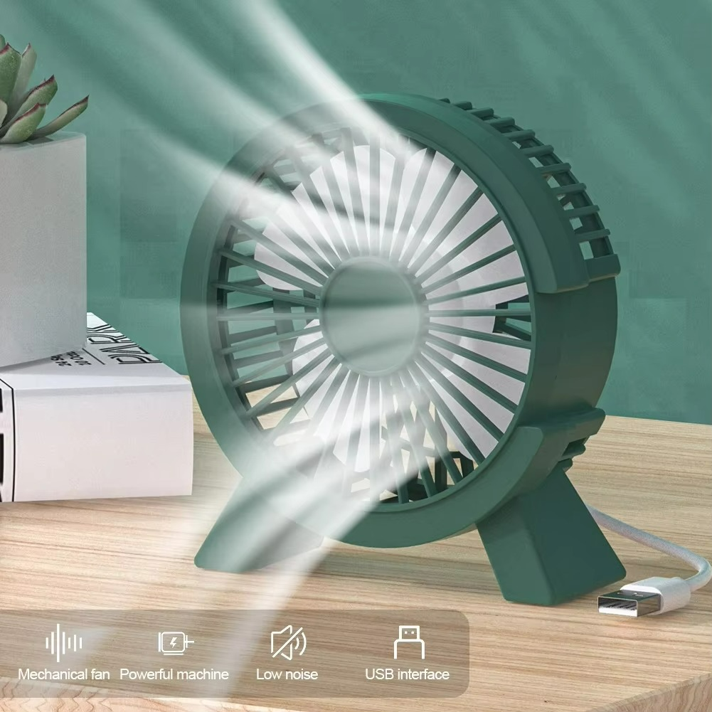 Ventilador Mini Eléctrico Portátil - Compacto - Silencioso - Recargable