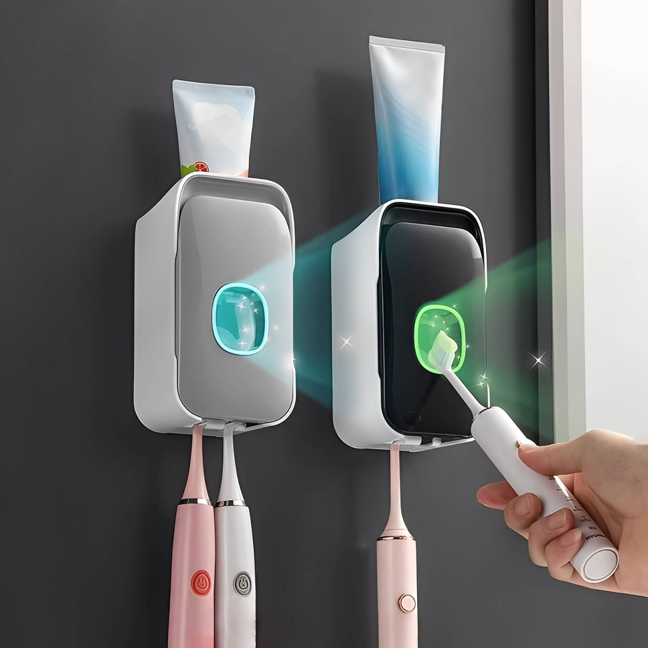 Dispensador Automático de Pasta de Dientes de Pared