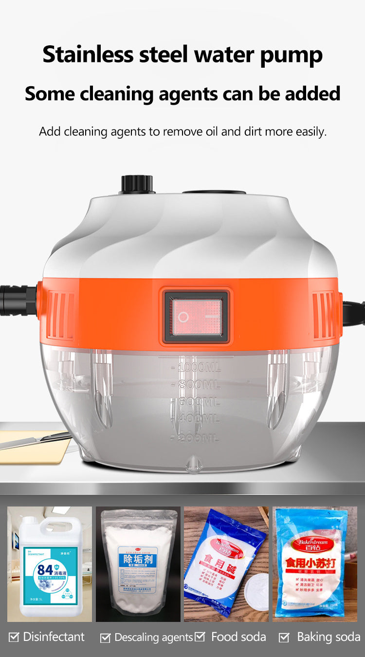 Limpiador de vapor a alta presión de 2800W - Dispositivo para el hogar para cocina y auto